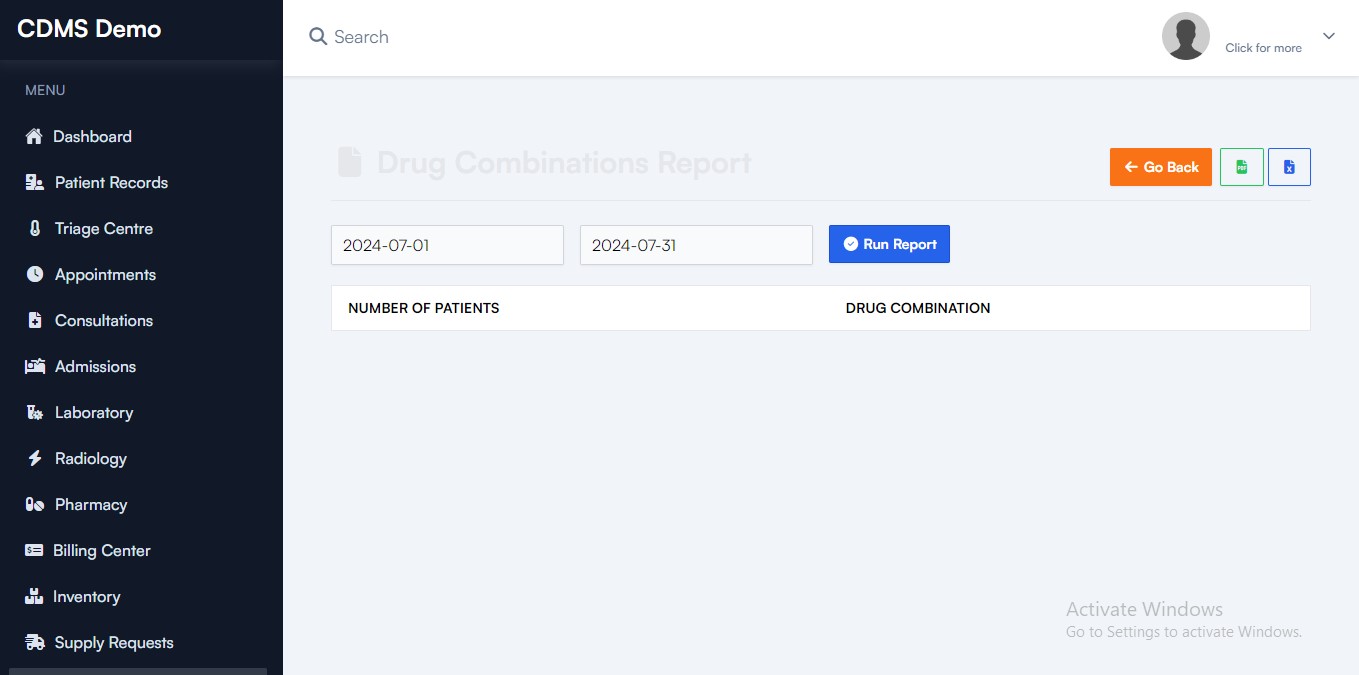 Drug Combination